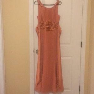 Elegant Gown soft Peach from David’s Bridal